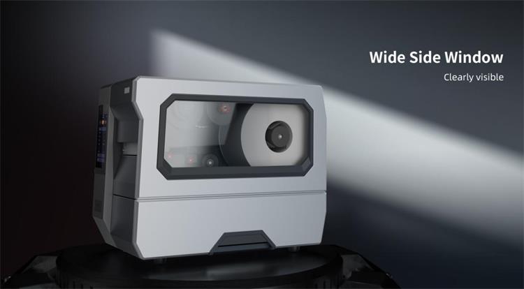 iDPRT iK4 високопродуктивний індустріальний принтер з широким бічним вікном